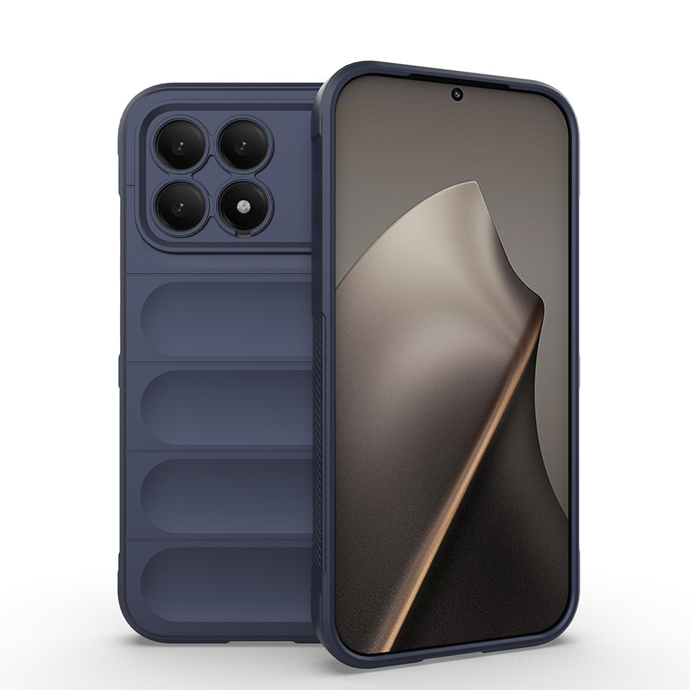 GPACK Xiaomi Poco F8 Pro Uyumlu Etnik Optimum Silikon Telefon Kılıfı Lacivert