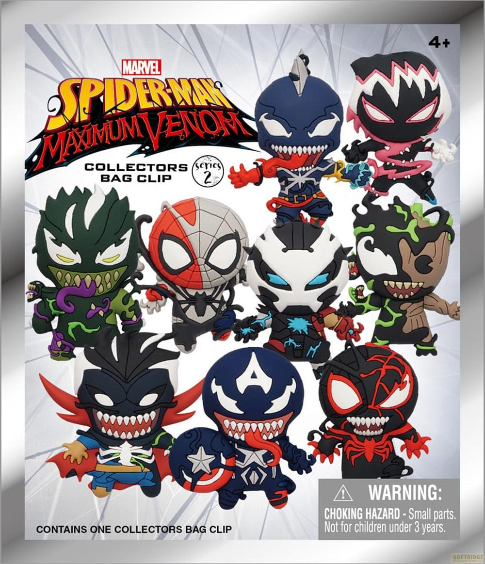 Marvel Spider-Man Maximum Venom Figuren: Venom, Spider-Man, Carnage, Groot, Dr. Strange.