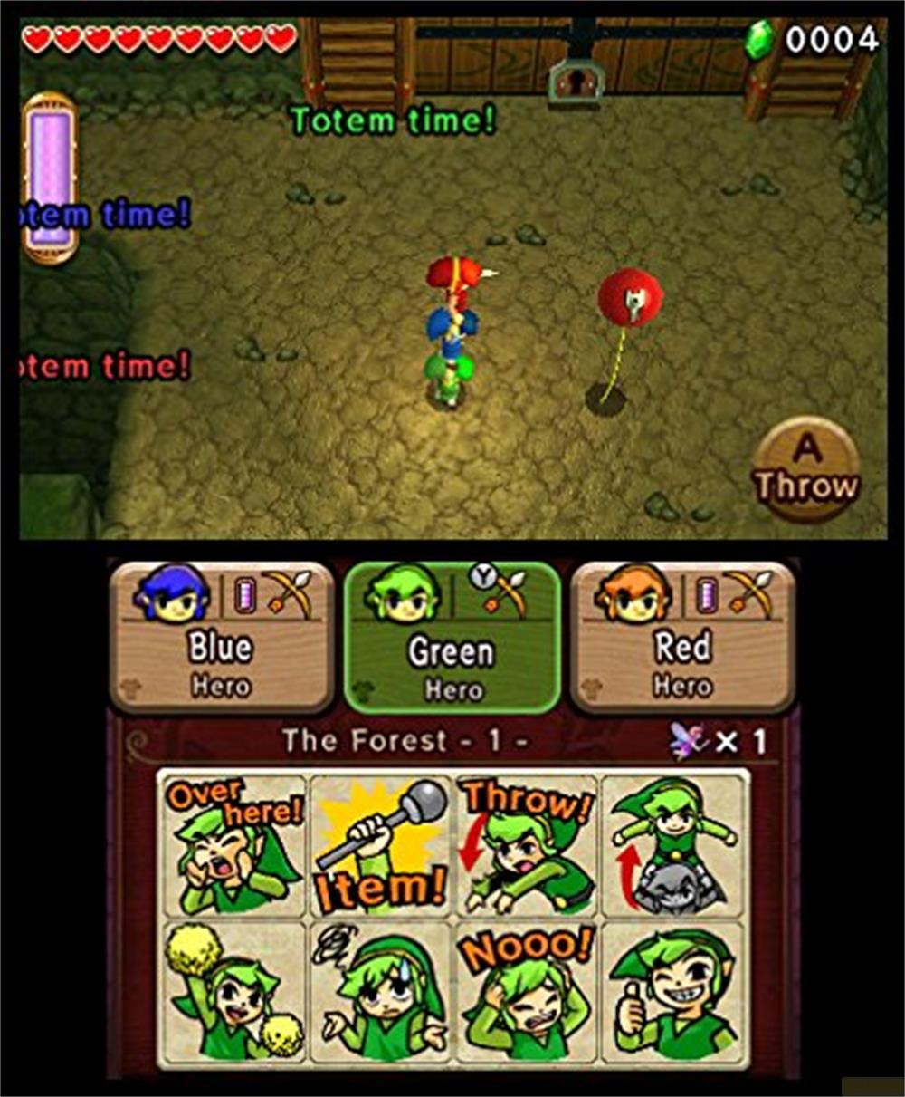 Charaktere stapeln sich in einem Spiel. Unten sind Emotes und Heldenauswahl.