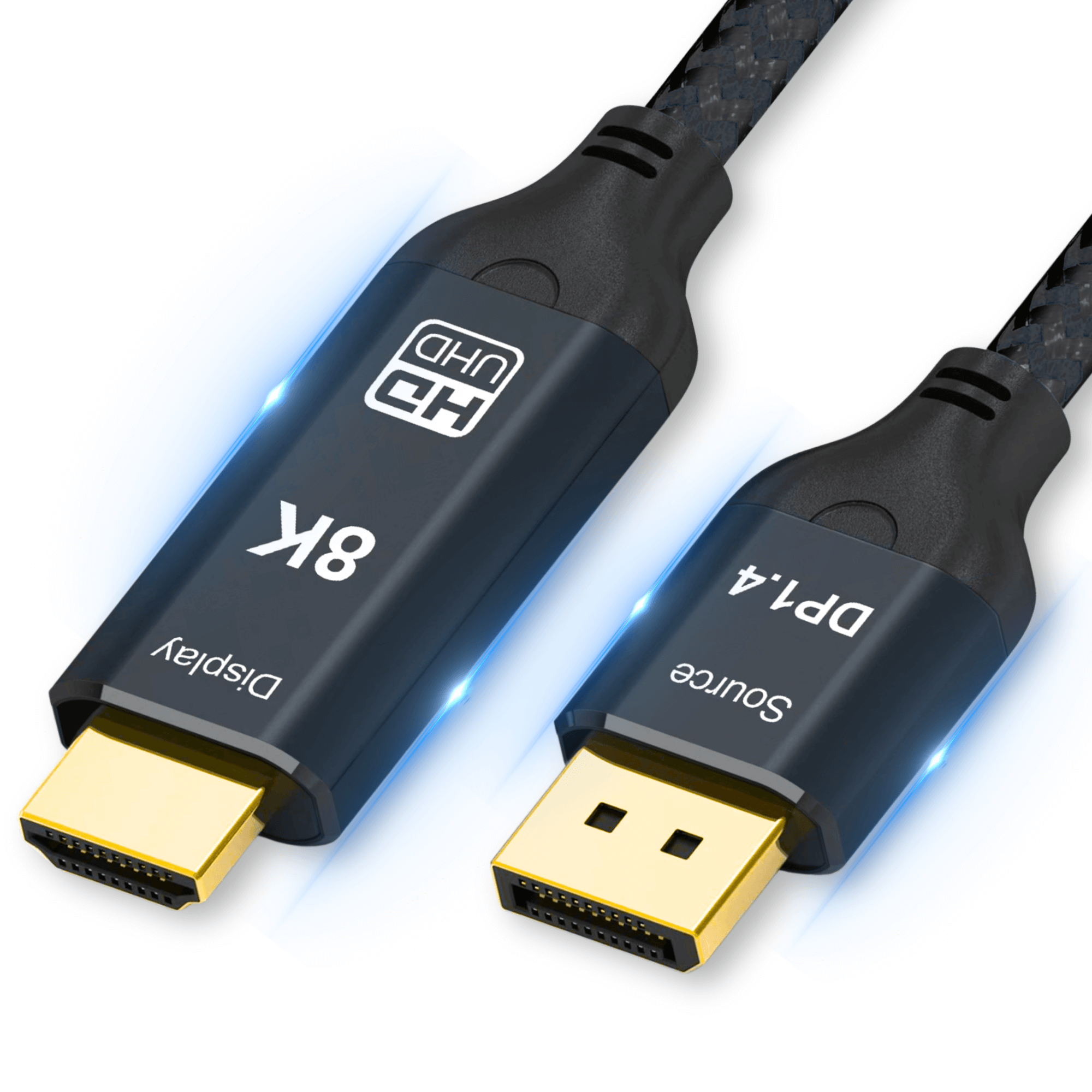Kable DisplayPort i HDMI obsługujące 8K UHD i DP 1.4.