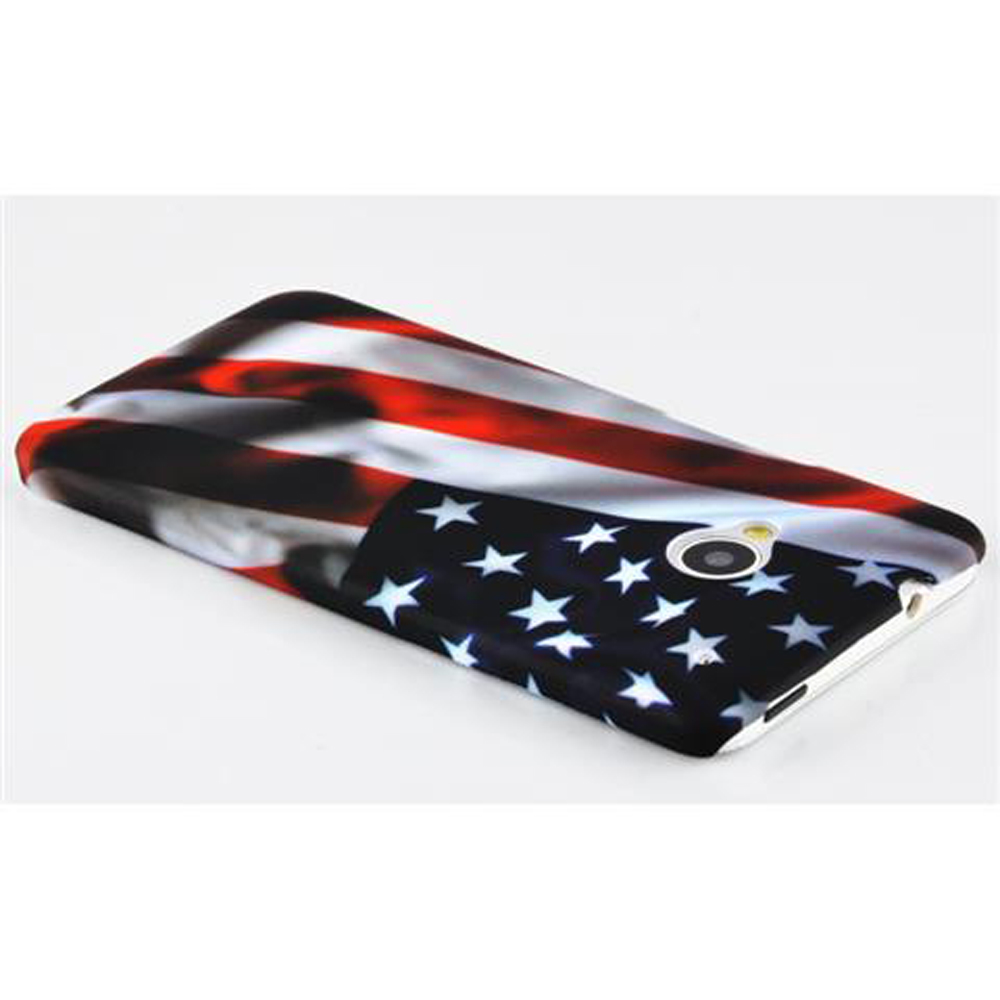 Ein Smartphone-Gehäuse mit einer amerikanischen Flagge.