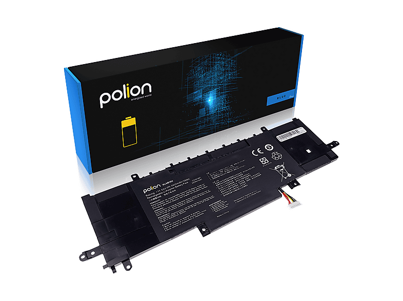 Bateria do laptopa POLION ASUS C31N1841 ZenBook U3600F U4600F UX334FL ...
