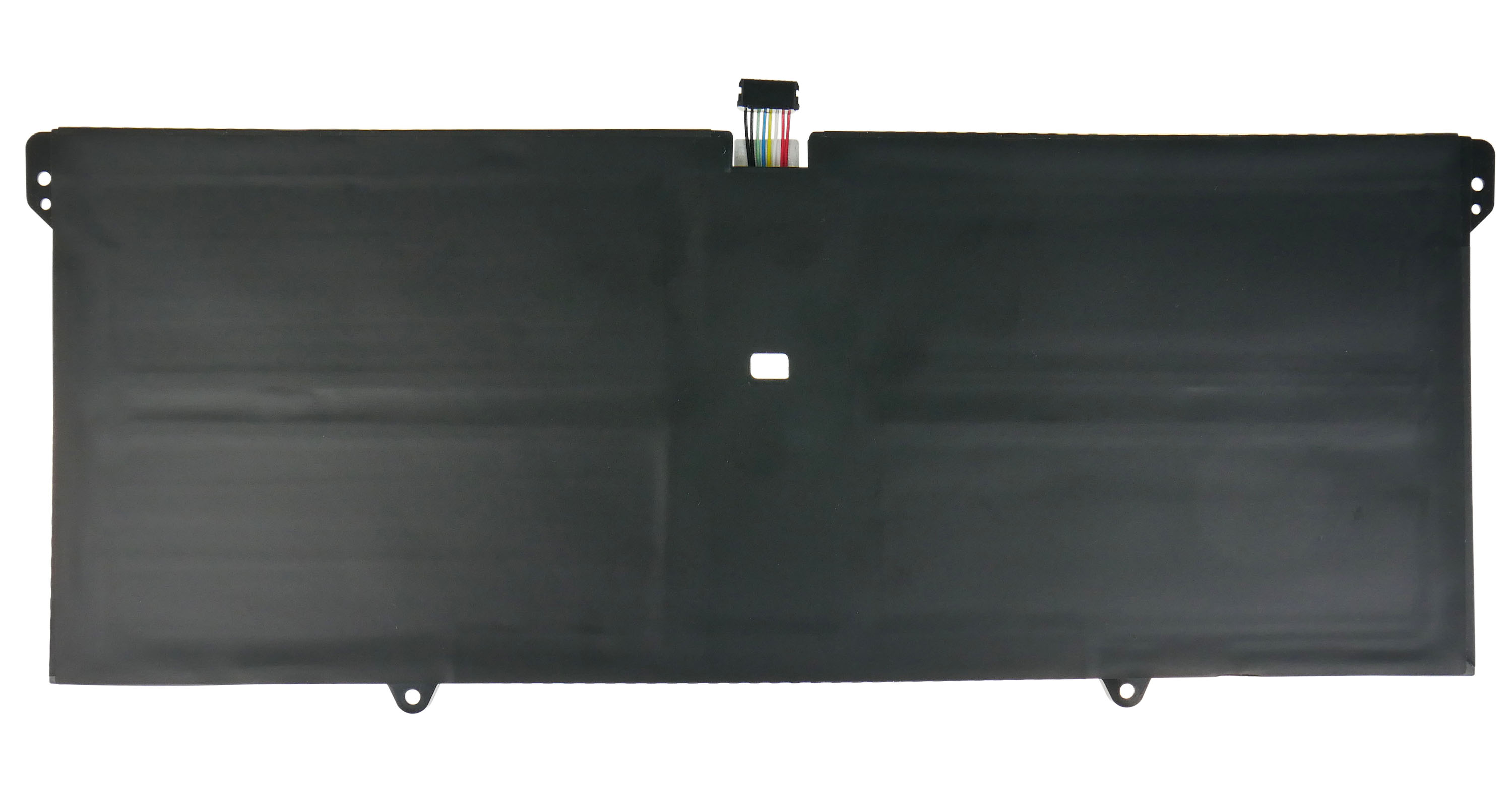 Czarna bateria do laptopa z przewodami i złączami.