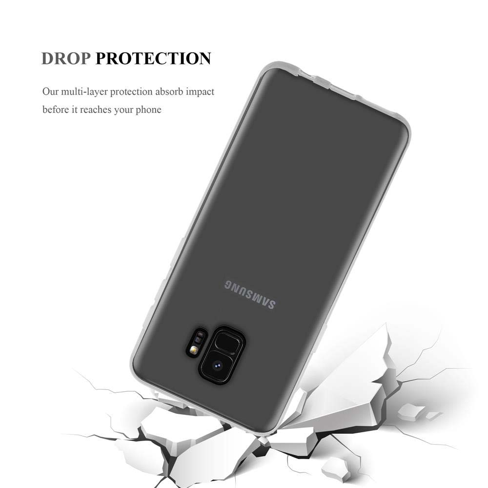 Ein dunkles Samsung-Handy in einer Schutzhülle fällt auf zerbrochenen Boden.