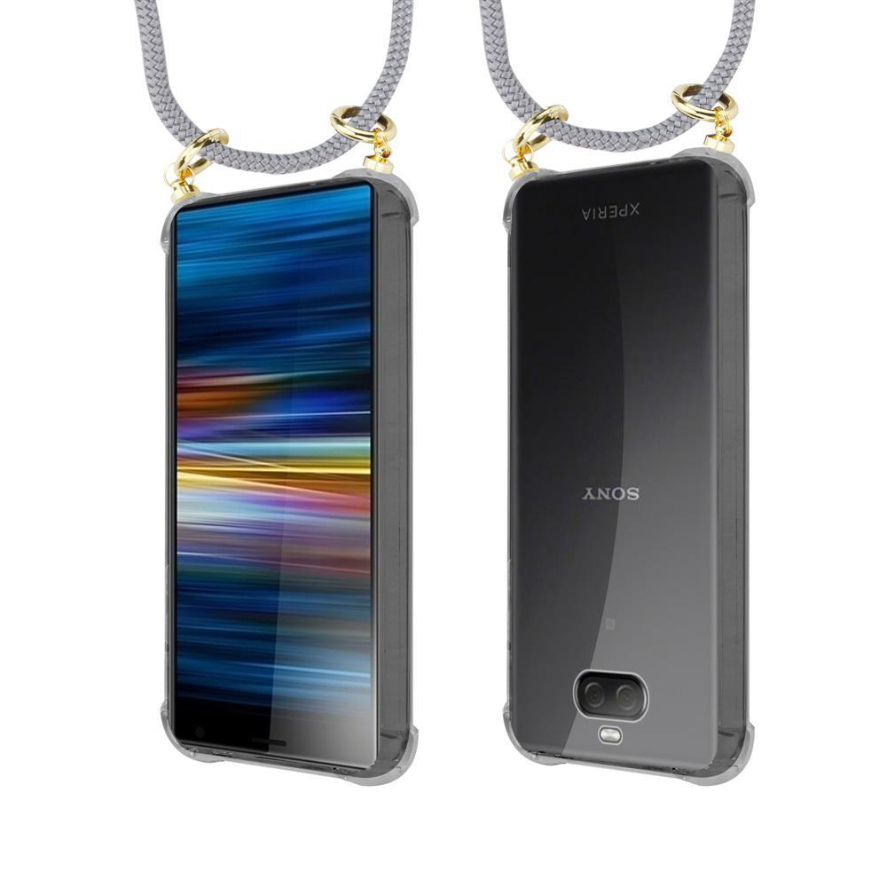 Ein Smartphone mit einem bunten Bildschirm und einem schwarzen Gehäuse.
