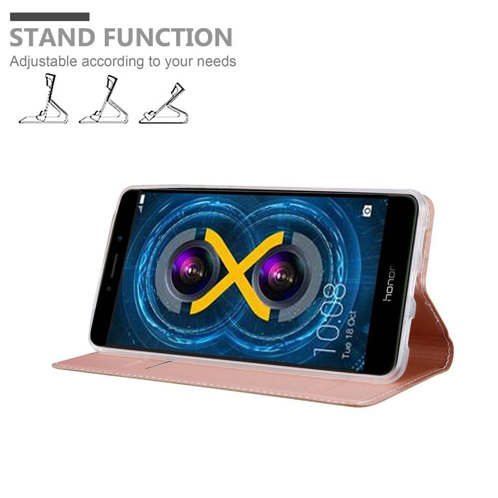 Ein Handy in einer rosa Hülle mit Standfunktion. Die Anzeige zeigt 10:08 Uhr.