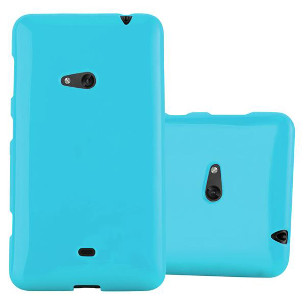 Deux coques de téléphone turquoise avec caméras et flash.