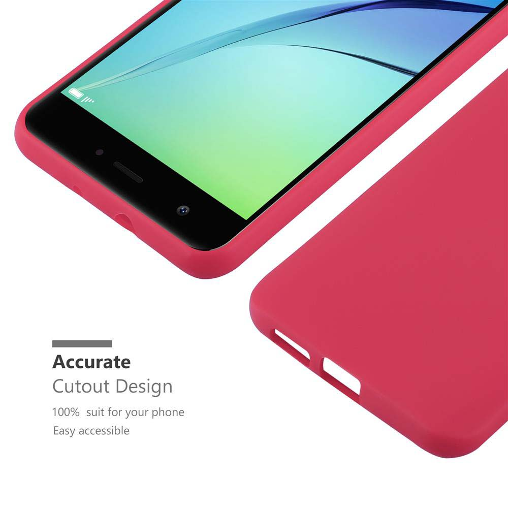 Una custodia rosa per telefono con uno smartphone.