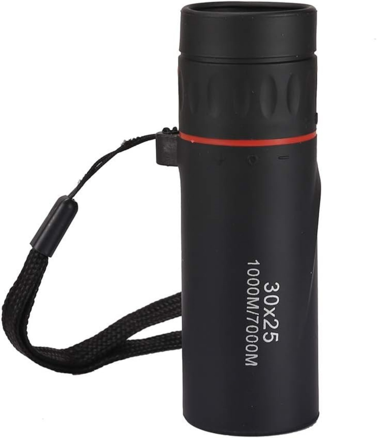 Schwarz Monokular mit Lanyard, 30x25 Spezifikation.