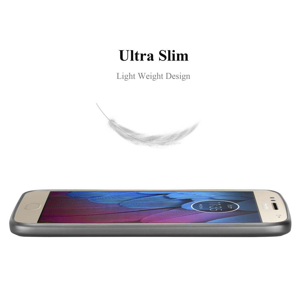 Uno smartphone sottile con una piuma e testo "Ultra Slim Light Weight Design".