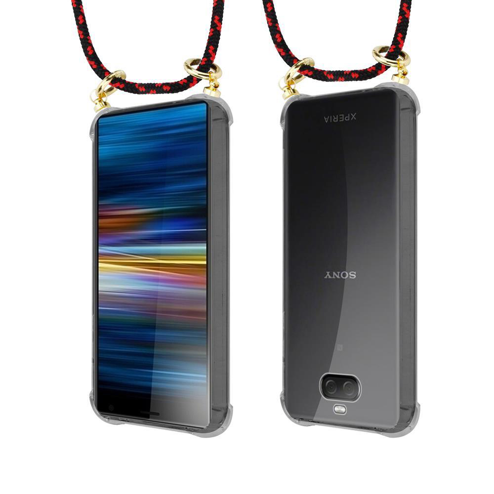 Zwei Sony Xperia Handys, eines mit Bildschirm, das andere mit Rückseite.
