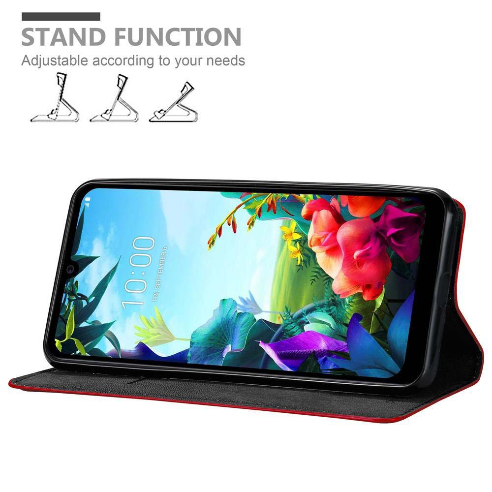 Custodia per telefono con funzione stand, mostra telefono con sfondo floreale.