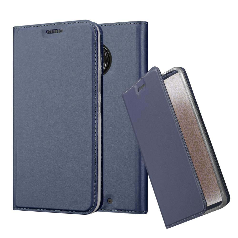 Custodia Libro Cadorabo Per Motorola Moto E4 | Portafoglio In Pelle Finta Con Vani Carte E Chiusura Magnetica, Nero - 2