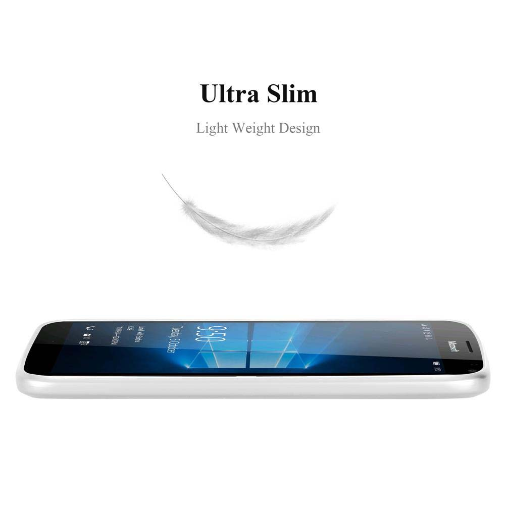 Uno smartphone sottile con testo "Ultra Slim" e una grafica a piuma.
