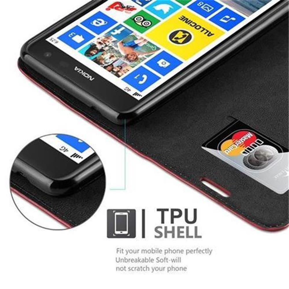 Un telefono Nokia in custodia con slot per carte e logo 'TPU SHELL'.