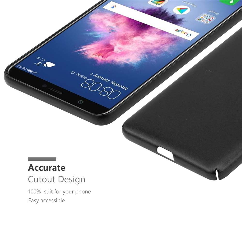 Custodia nera accanto a uno smartphone con schermata di blocco.
