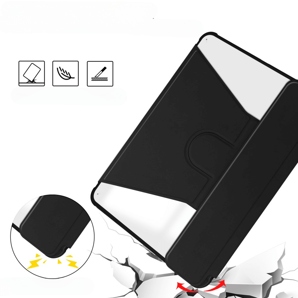Coque noire avec accents blancs démontrant la protection contre chutes.