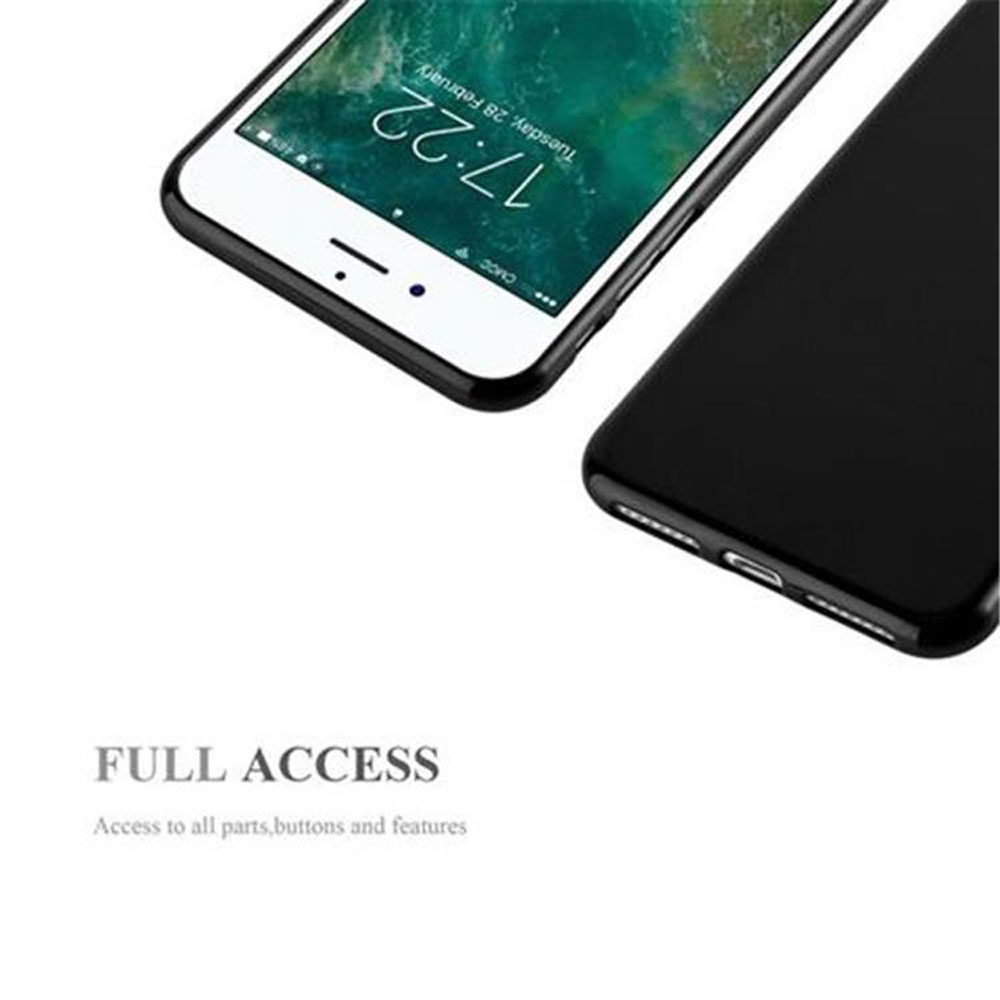 Uno smartphone bianco e uno nero giacciono uno accanto all'altro.