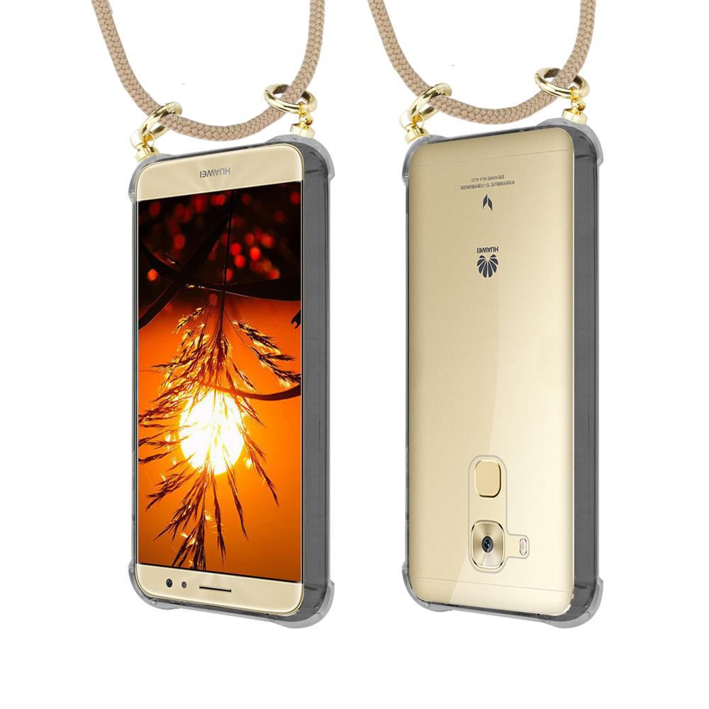 Due telefoni Huawei uno accanto all'altro, uno mostra lo schermo, uno il retro.