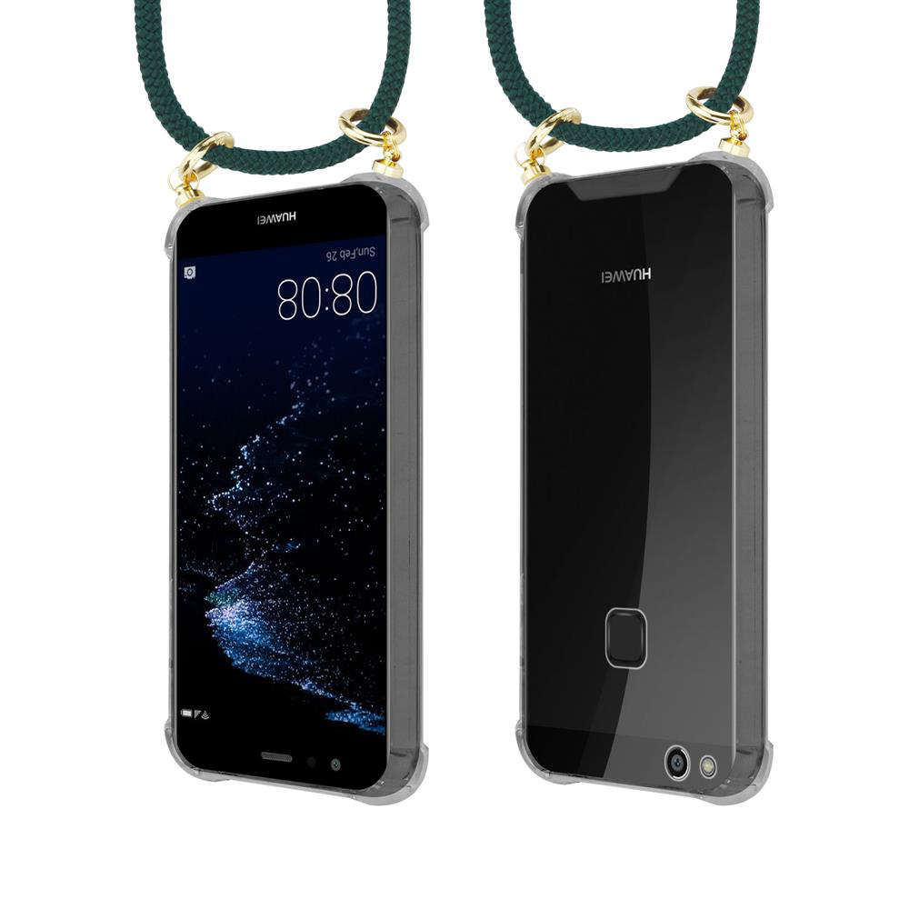 Due smartphone Huawei con protezioni schermo e cordino.