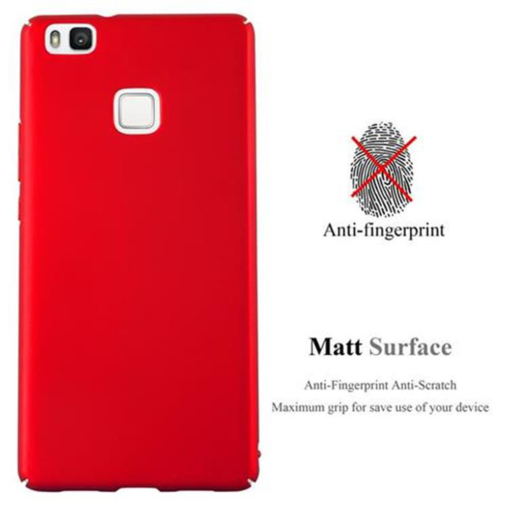 Custodia rossa per telefono anti-impronta e anti-graffio.