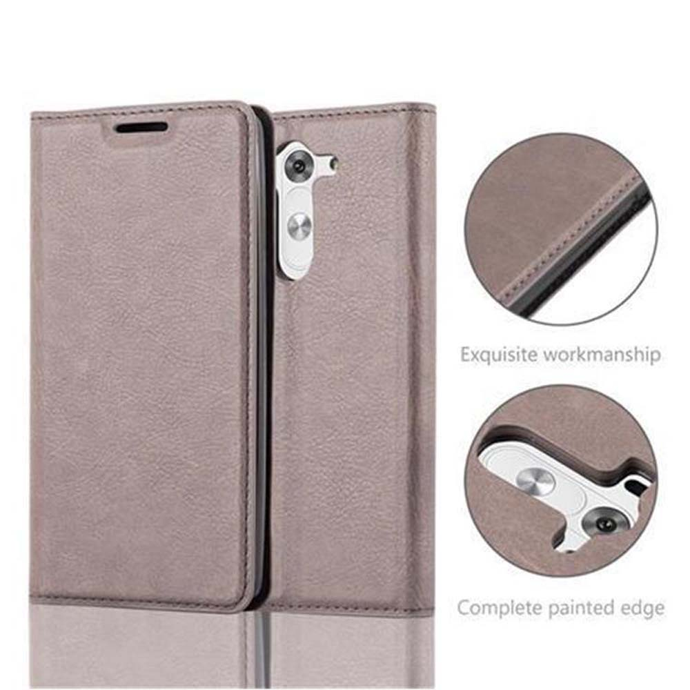 Funda gris para teléfono con corte de cámara y detalles.