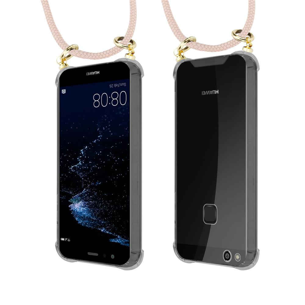 Due smartphone Huawei con tracolla, uno mostra lo schermo, l'altro il retro.