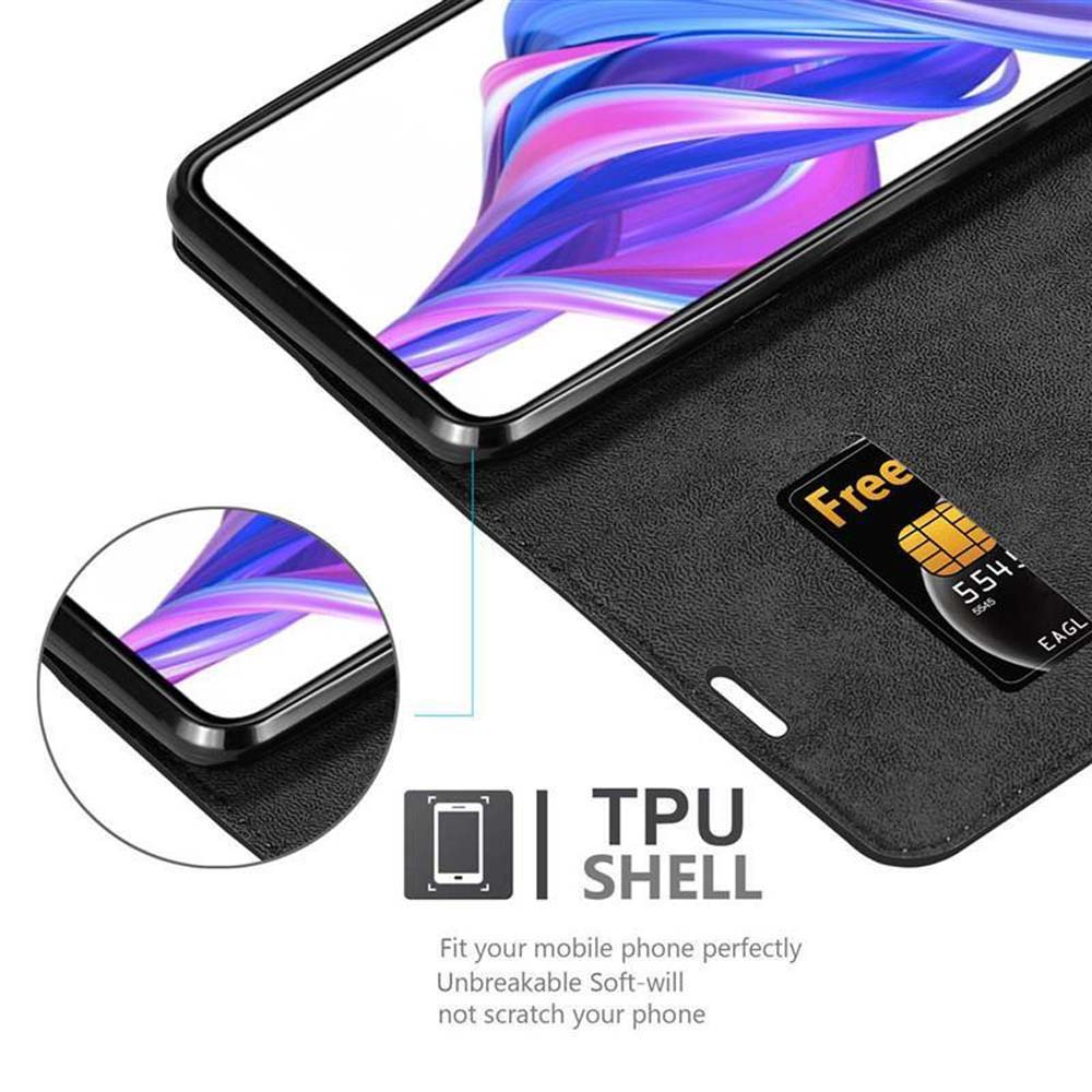 Ein schwarzes Handyhülle mit einer SIM-Karte und dem Schriftzug Free.
