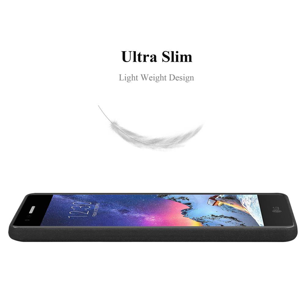 Un sottile telefono LG con testo "Ultra Slim" e un grafico di piuma.