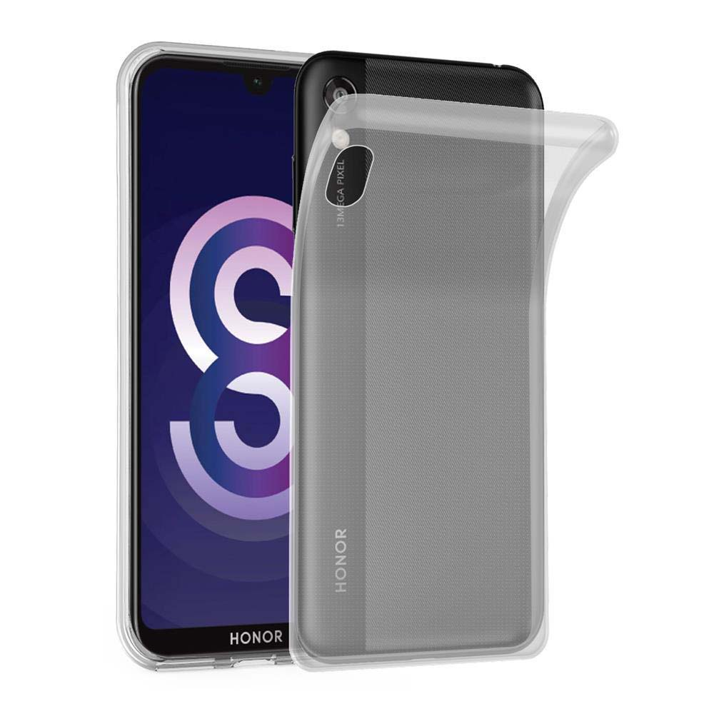 Uno smartphone Honor con una custodia fatta scorrere sul retro. Ha un obiettivo.