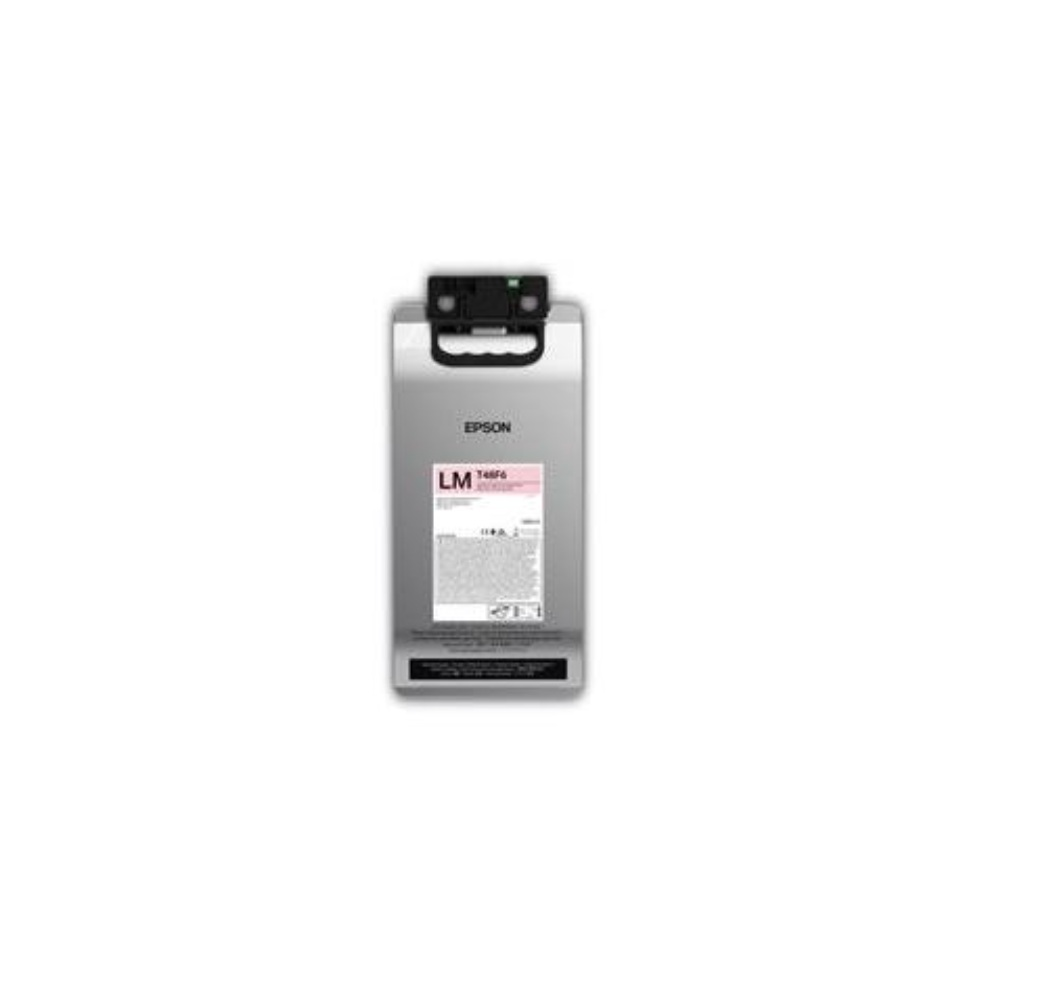 Cartuccia d'inchiostro Epson T40F LM con manico ed etichetta.