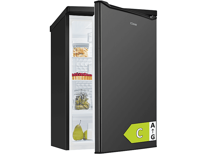 BOMANN VS 7258 Kühlschrank (C, 85 cm hoch, Grau)