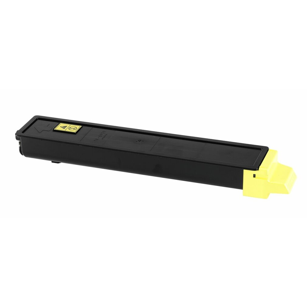 Schwarzer Toner mit gelber Kappe, Modell TK-3951.