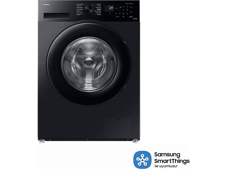 SAMSUNG WW90CGC04DABAH 1400 Devir Eco Bubble A Enerji Sınıfı 9 kg Çamaşır Makinesi Siyah