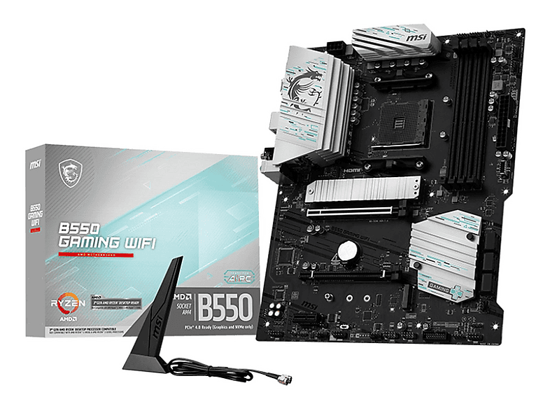 MSI B550 Gaming WiFi (B550,AM4,ATX,DDR4) Mainboard NEU