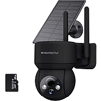 MediaMarkt SILTCON Beveiligingscamera Buiten - Nachtzicht - 3K Ultra HD - Wifi en app - 64GB SD - Oplaadbaar Beveiligingscamera Zwart aanbieding