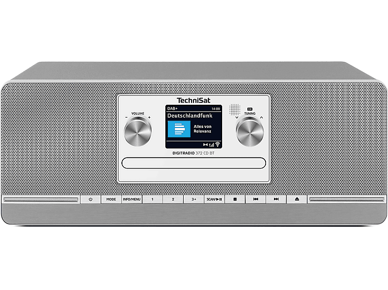 TECHNISAT DIGITRADIO 372 CD BT Radio, Digitalradio (DAB+), FM-Tuner mit ...