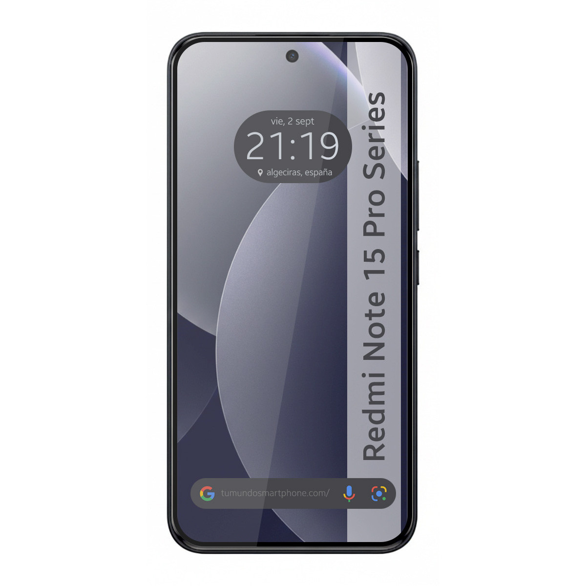 Uno smartphone mostra l'ora 21:19 e "Redmi Note 15 Pro Series".