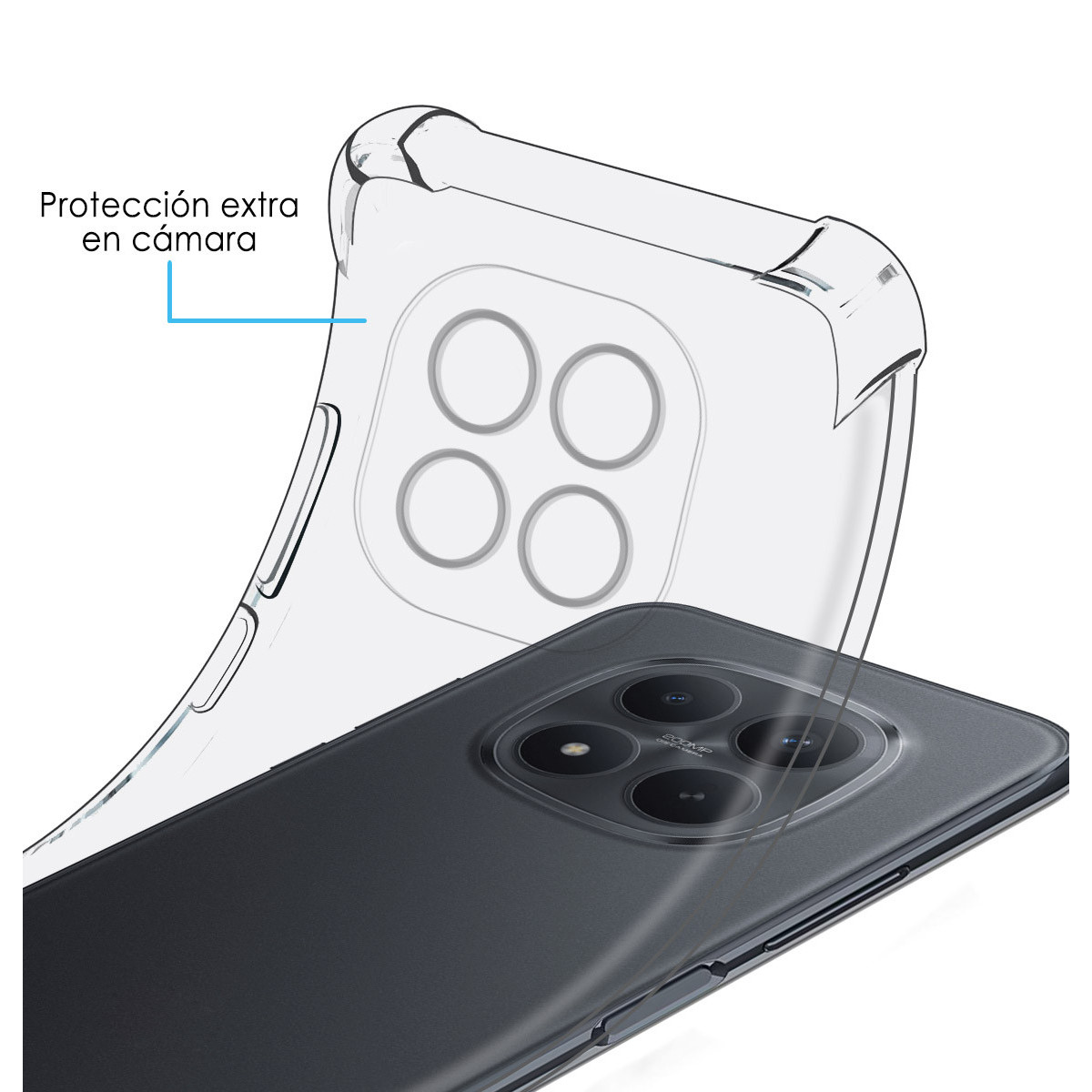 CADORABO Cover in fluid silicone TPU flessibile custodia CUSTODIA per RedMi NOTE 10 5G / POCO M3 PRO 5G, Giallo