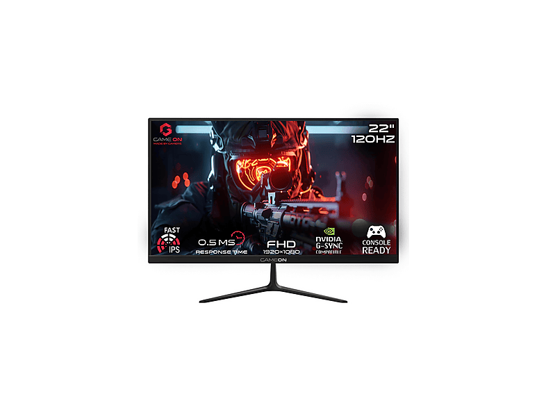 GAMEON GOES22FHD120IPS MPRT HDMI 2.1 PS5 Destekli Hızlı IPS 22 inç 2K 0,5 ms Gaming Monitör Siyah