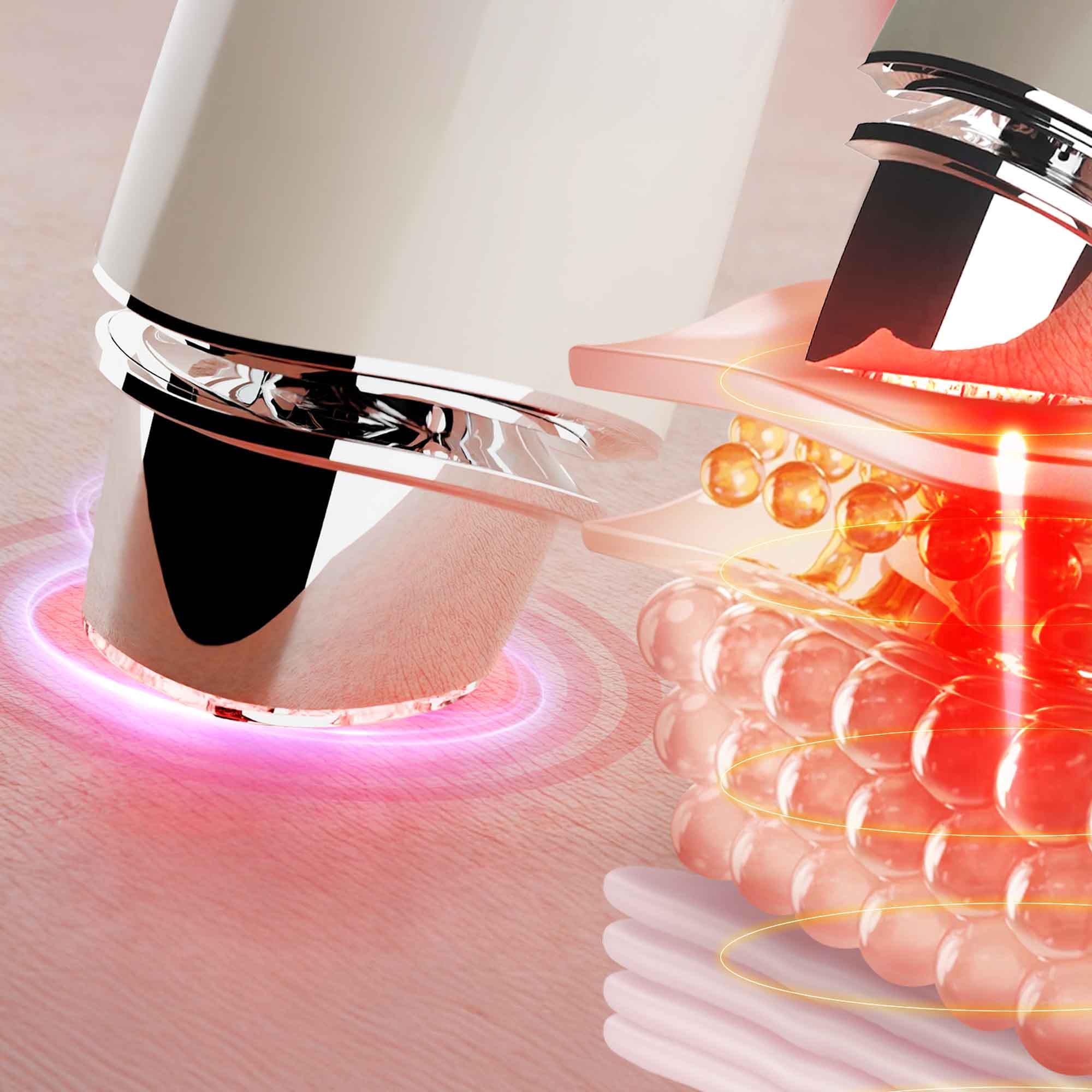 Urządzenie do pielęgnacji skóry z kapsułkami odżywczymi