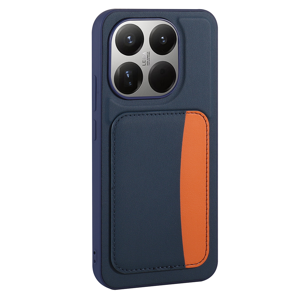 GPACK Xiaomi 15T Uyumlu Kartlıklı X-Kart Silikon Telefon Kılıfı Lacivert