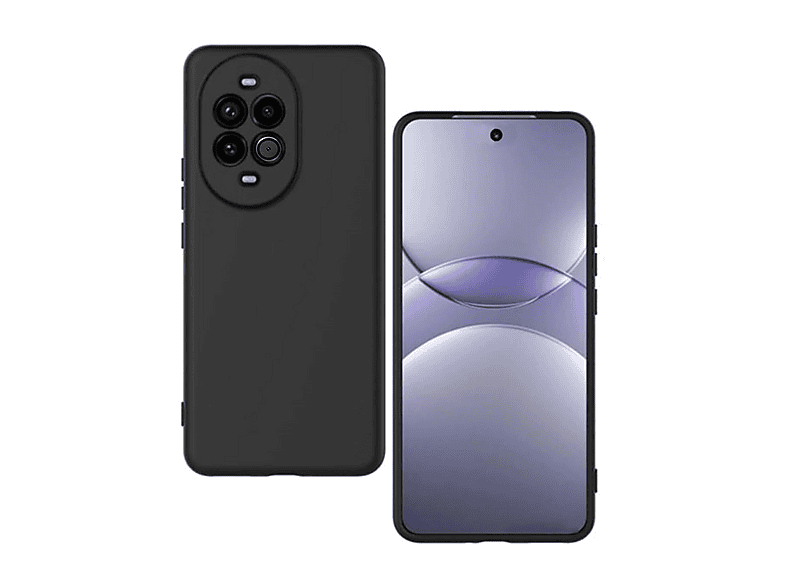GPACK Huawei Nova 14 Uyumlu Lansman Silikon İçi Kadife Telefon Kılıfı Siyah