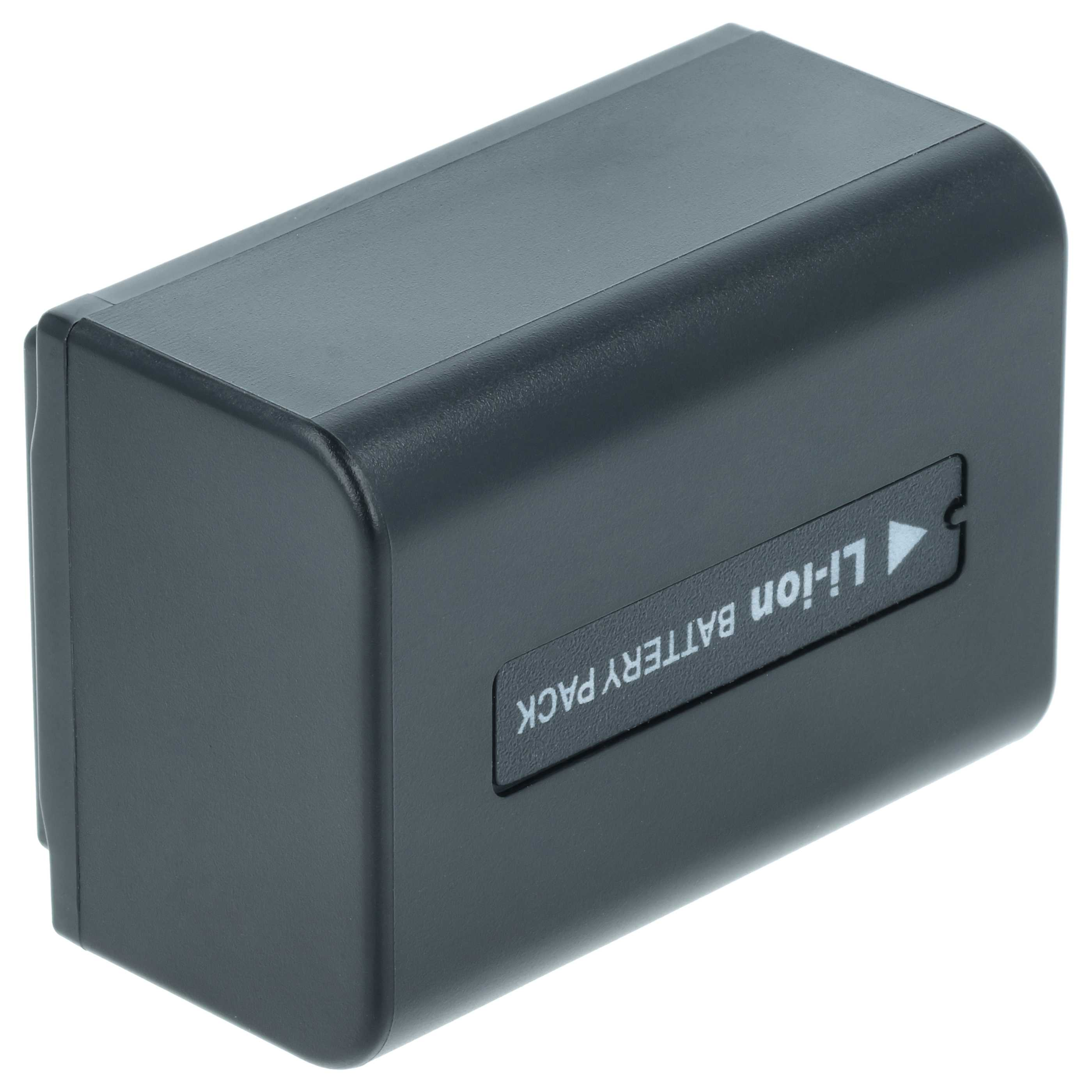 Schwarzer Li-Ion Akku mit Beschriftung 'Li-Ion BATTERY PACK'.