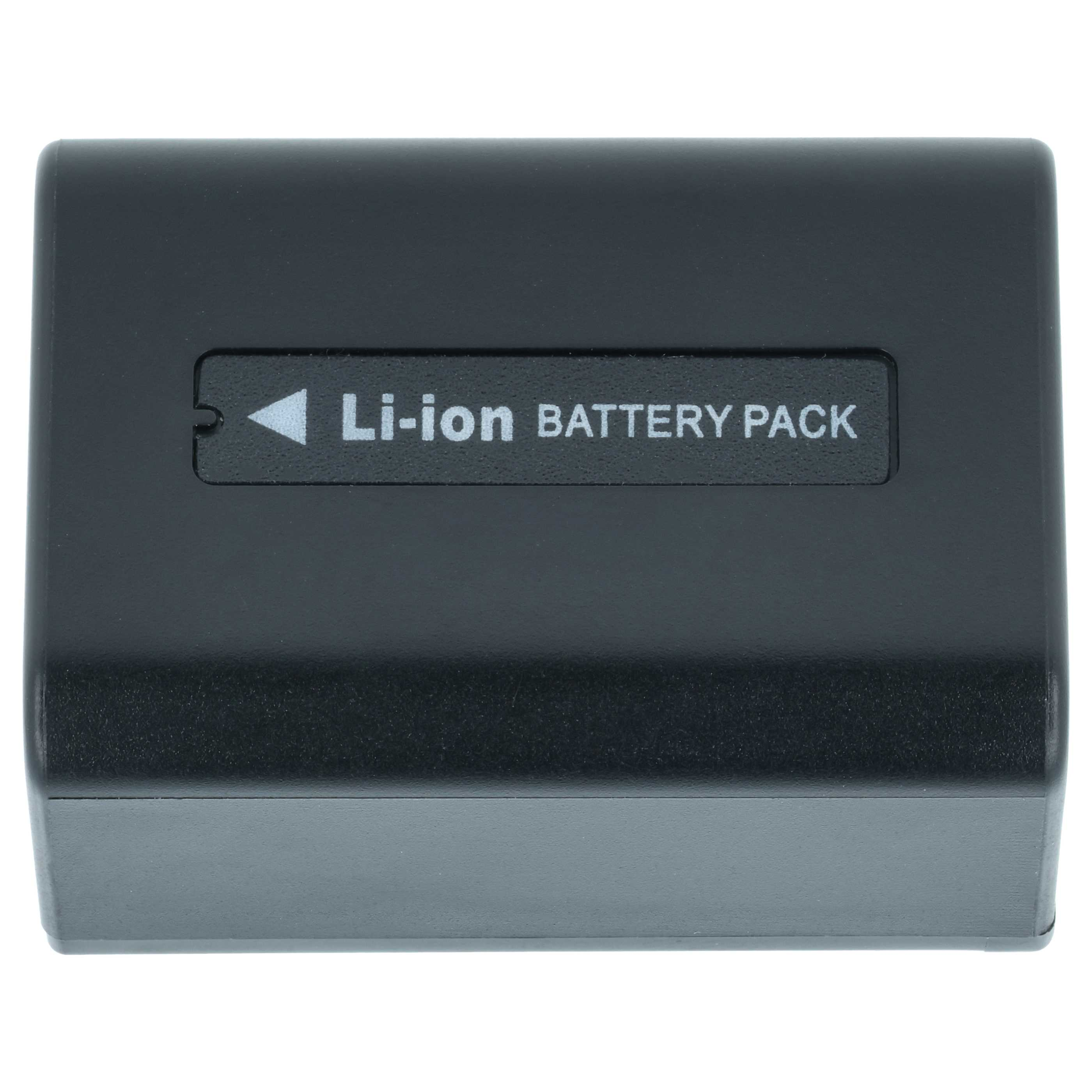 Schwarzer Akku mit Aufschrift Li-ion BATTERY PACK.