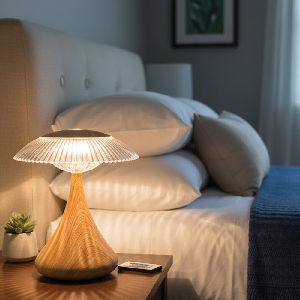 TORIMA LW31 Abajur Kristal Elmas Led Işıklı Akrilik Gece ve Masa
