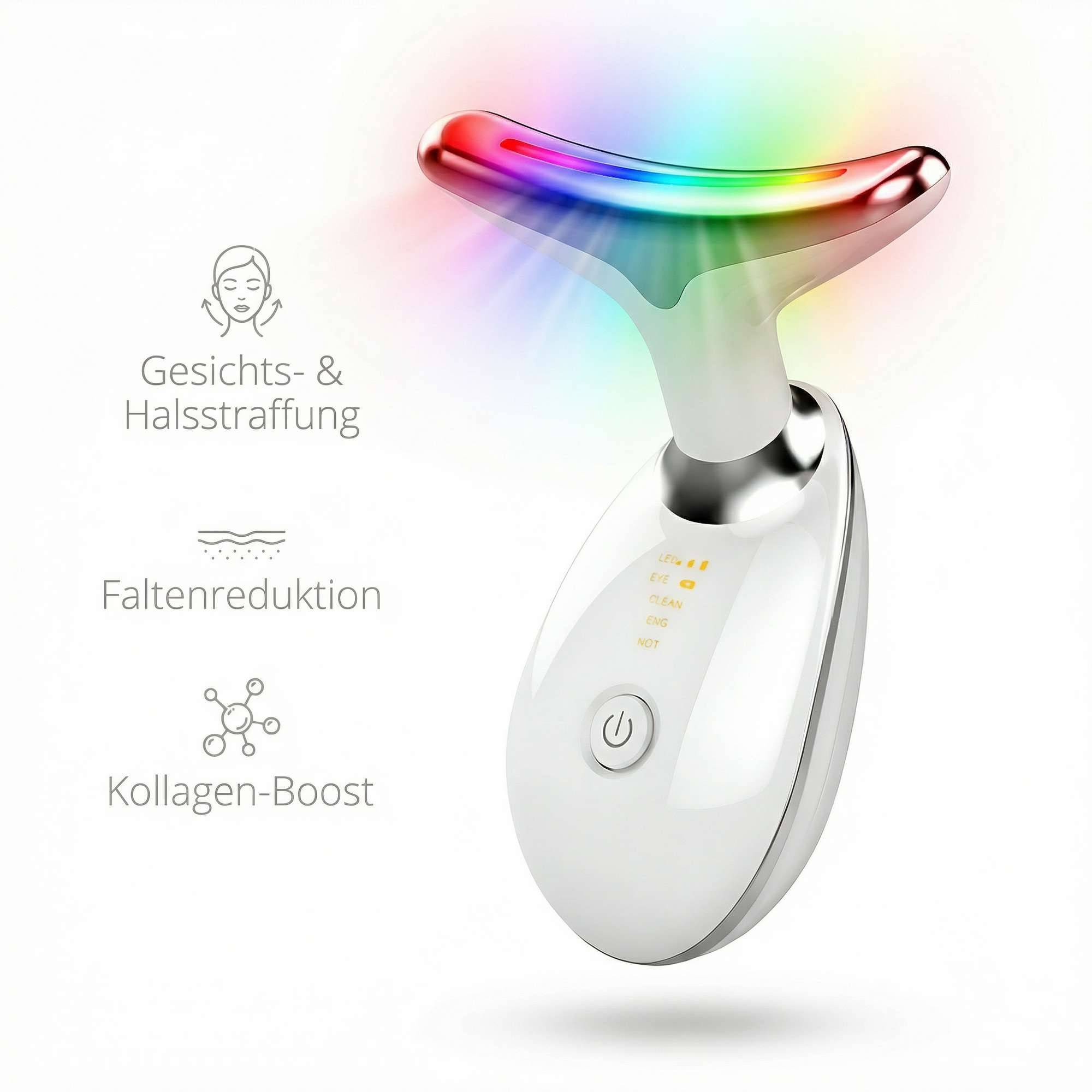 COSYHOMES EMS Mikrostrom Lichttherapie Wrme Gesichtsmassagegert, Wei |  MediaMarkt