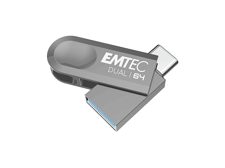 Pen drive EMTEC USB3.2 Tipo-C Dual D280 64GB Tecnologia Multimediale ...