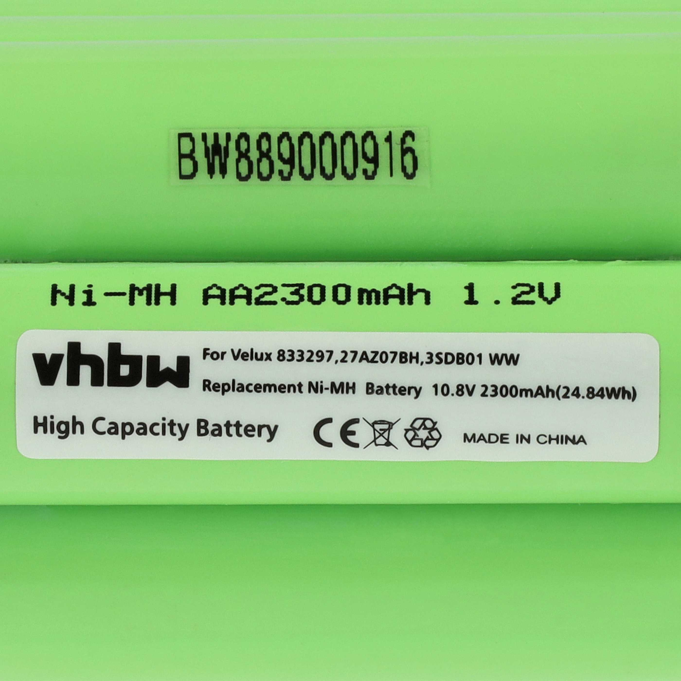 Grüne Ni-MH AA Batterie 1.2V 2300mAh, Modell BW889000916.