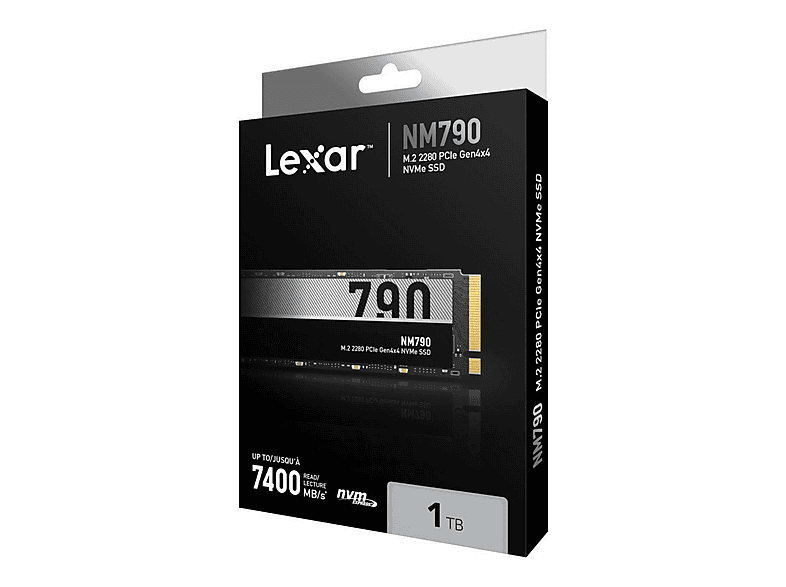 LEXAR LNM790X001T-RNNNG 7400MB-6500MB/s M.2 NVMe PCIe Gen4 M.2 via